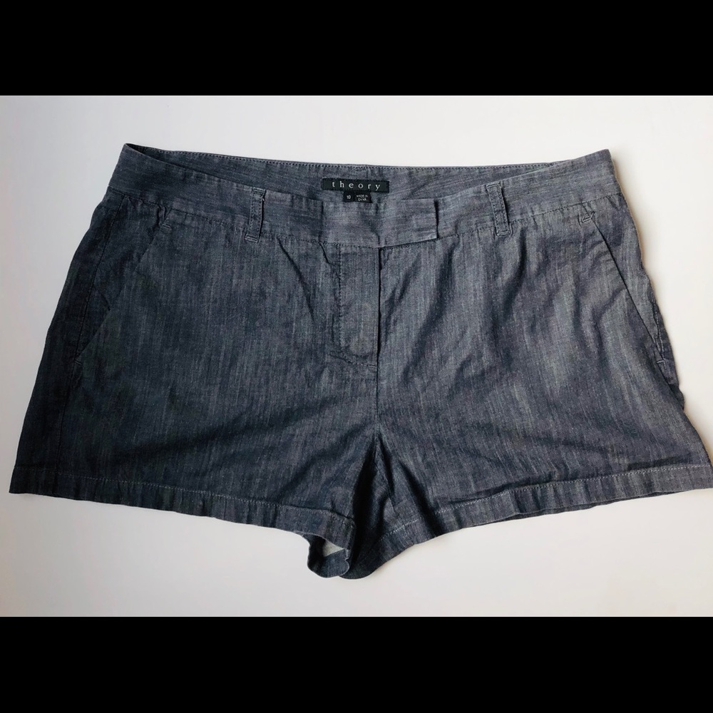 Theory chambray shorts